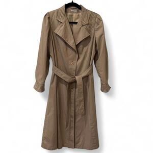 Vintage Tan Trench Coat